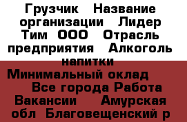 Грузчик › Название организации ­ Лидер Тим, ООО › Отрасль предприятия ­ Алкоголь, напитки › Минимальный оклад ­ 7 000 - Все города Работа » Вакансии   . Амурская обл.,Благовещенский р-н